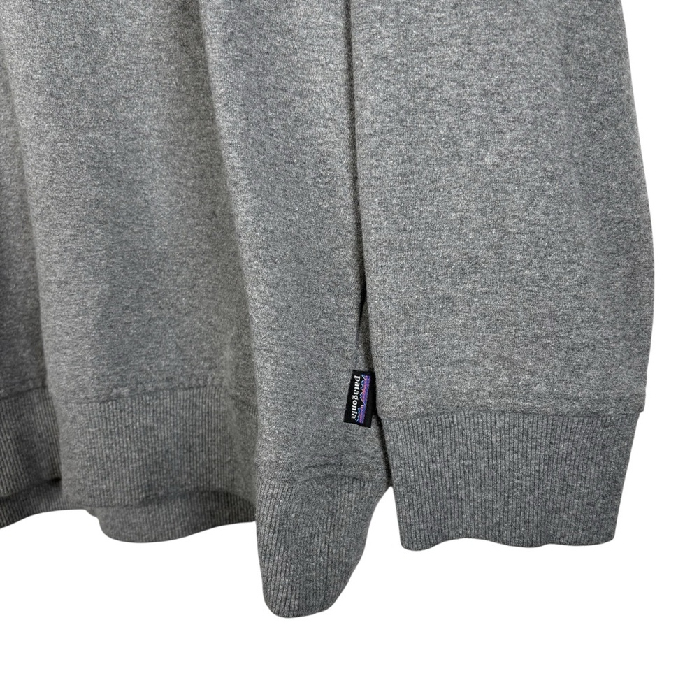 Patagonia Gray Pullover Men's Large Sweater Regular Fit Crewneck Unisex - Picture 3 of 6